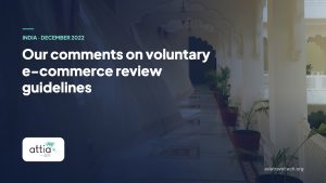 Our comments on voluntary e-commerce review guidelines
