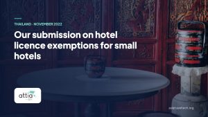 Our submission on hotel licence exemptions for small hotels